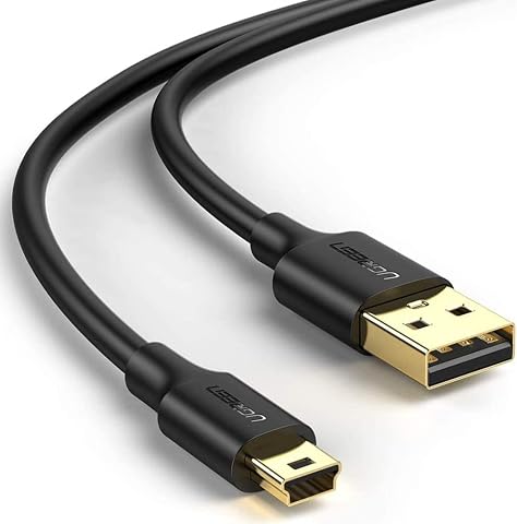 UGREEN 2.0 A USB-A & Mini-USB, Şarj ve Data Kablosu, 1.5 Metre, Siyah