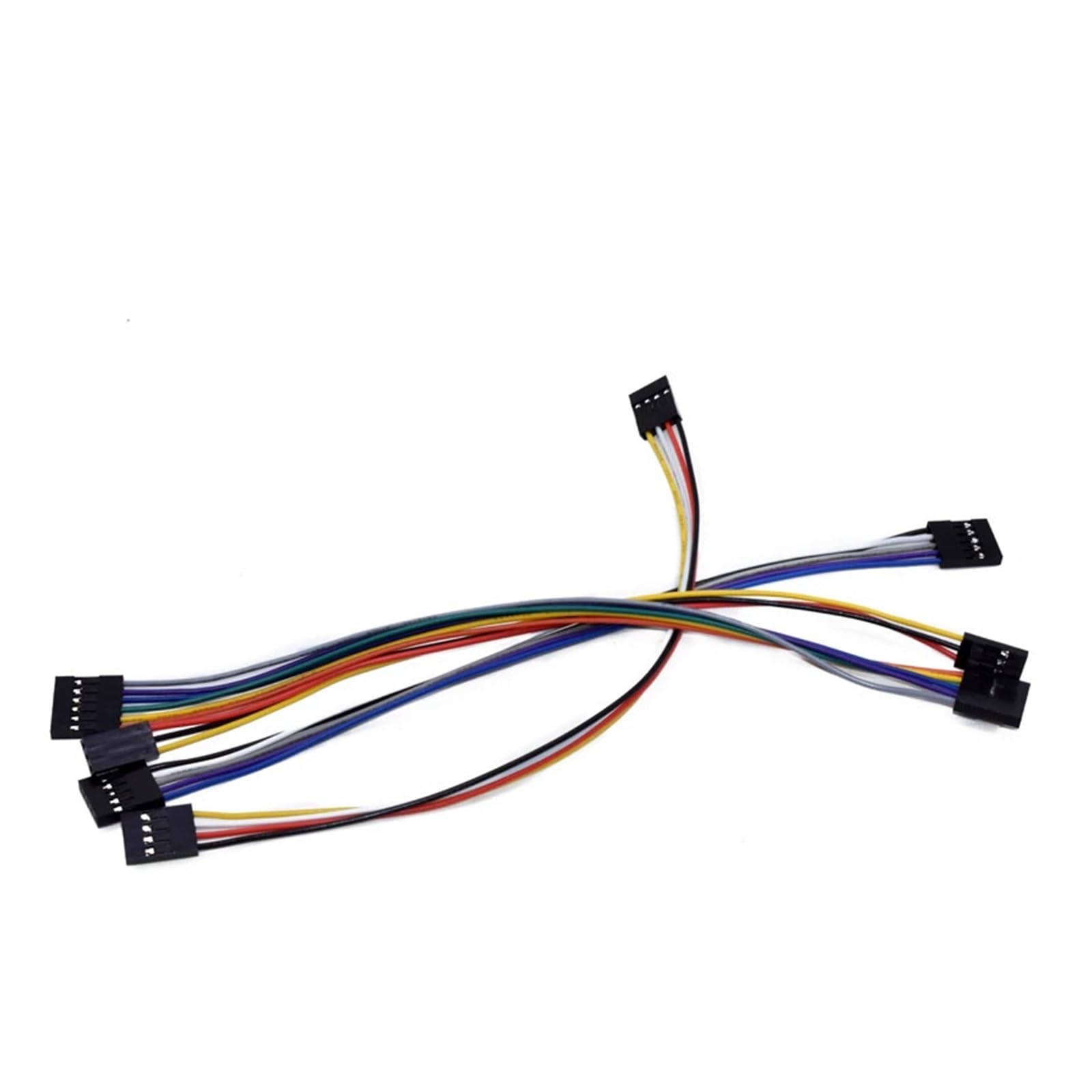 Cable de puente hembra de paso de 2,54 mm, 2-10P, 10-30 cm, 10 unidades
