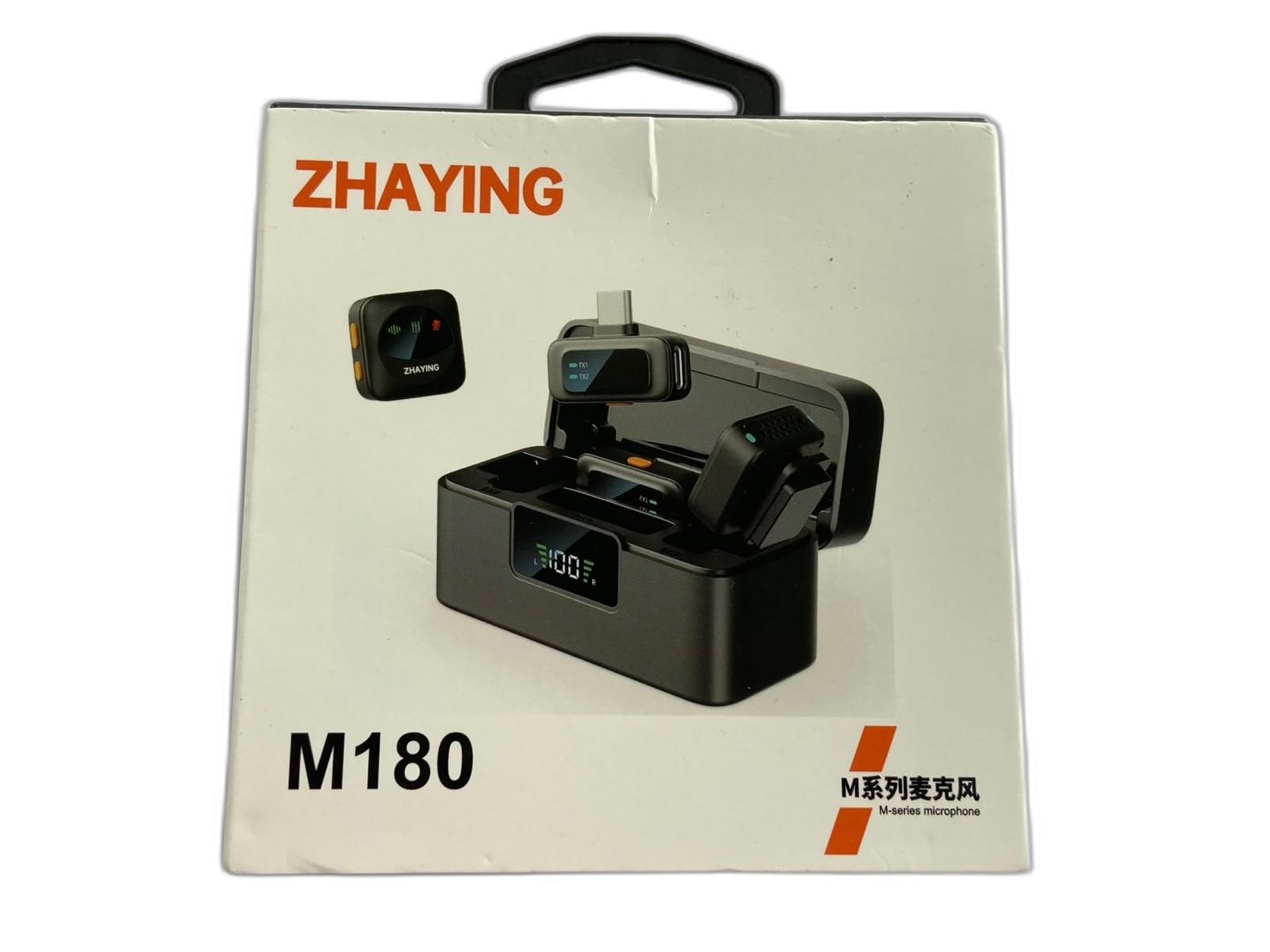 ZHAYING M180 Wireless Lavalier Microphone System – Dual Mic with Charging Case (Compatible with Type-C & iPhone)-image-25