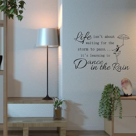 SUPERDANT 1 Blatt Inspirierende Motivation Zitate Wandaufkleber PVC Wanddekor Aufkleber DIY Sprichwort Wandkunst Aufkleber Aufkleber Home Decoration Cover