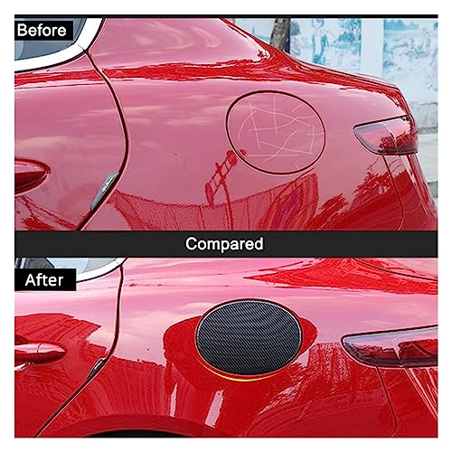 Couverture de bouchon de carburant Giulia noir, patch de finition extérieure Premium - 4