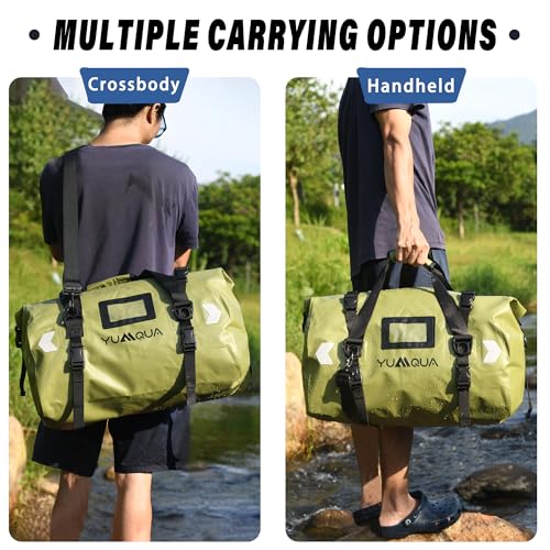 YUMQUA Waterproof Duffel Bag Large Dry Bags for Outdoor Motorcycle Boating miniatura 4