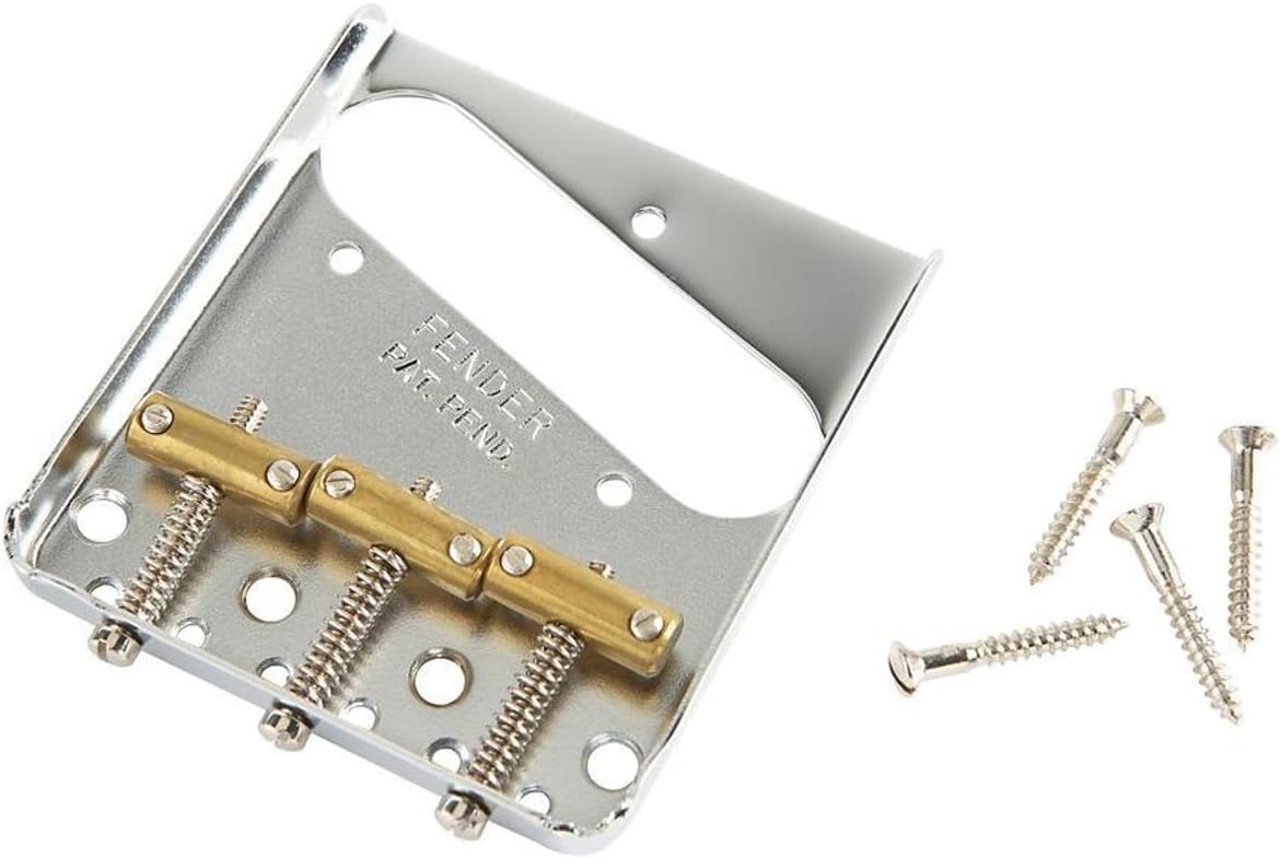Fender 3-saddle American Vintage Telecaster Bridge Assembly - Chrome