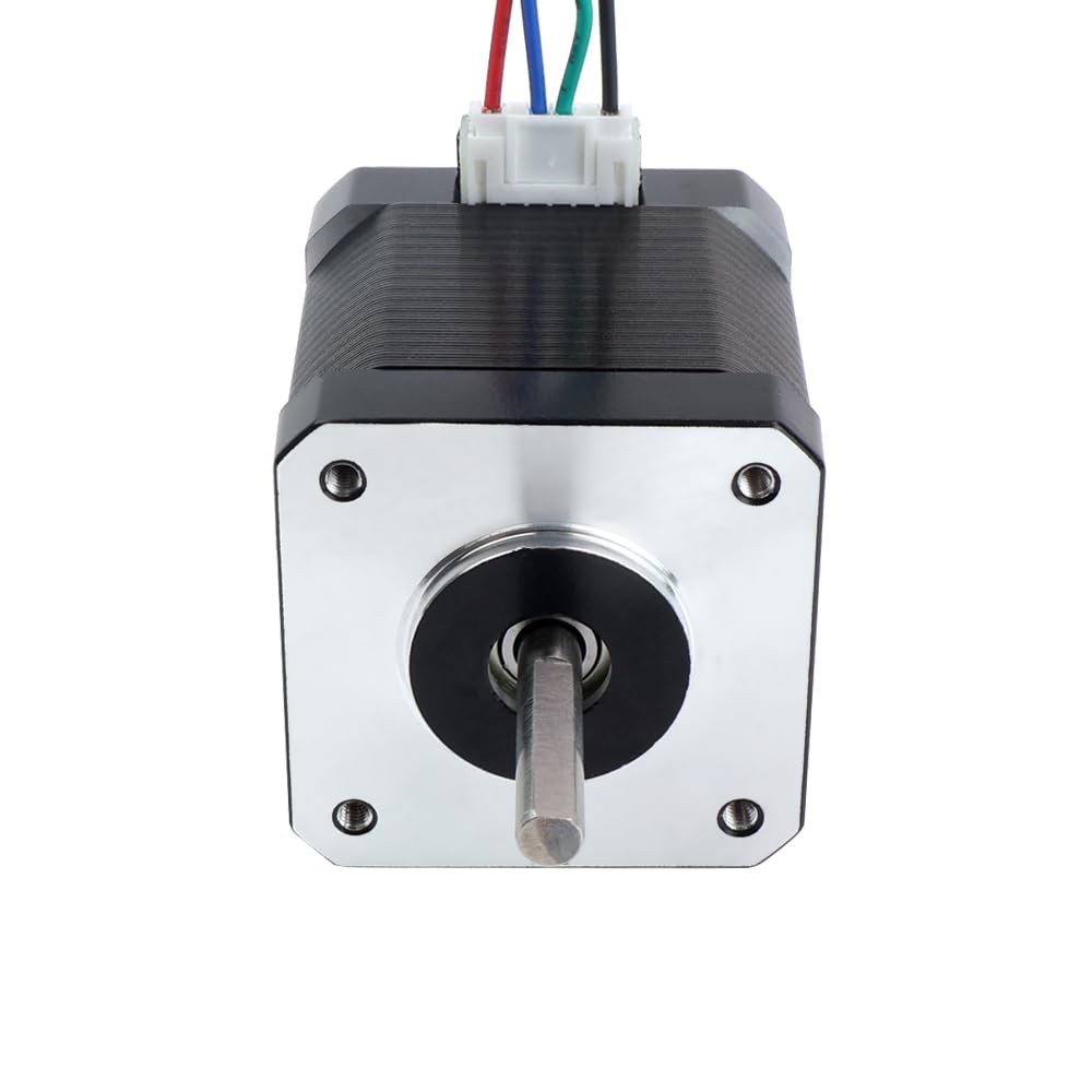 STEPPERONLINE Nema 17 Stepper Motor 45 Ncm 1.5 A 12 V 39 mm 4 Wire 1.8 Degree Stepper Motor with 1 m Wire for 3D Printers