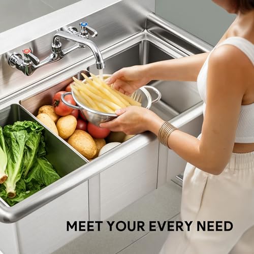Commercial Stainless Prep Sink Table