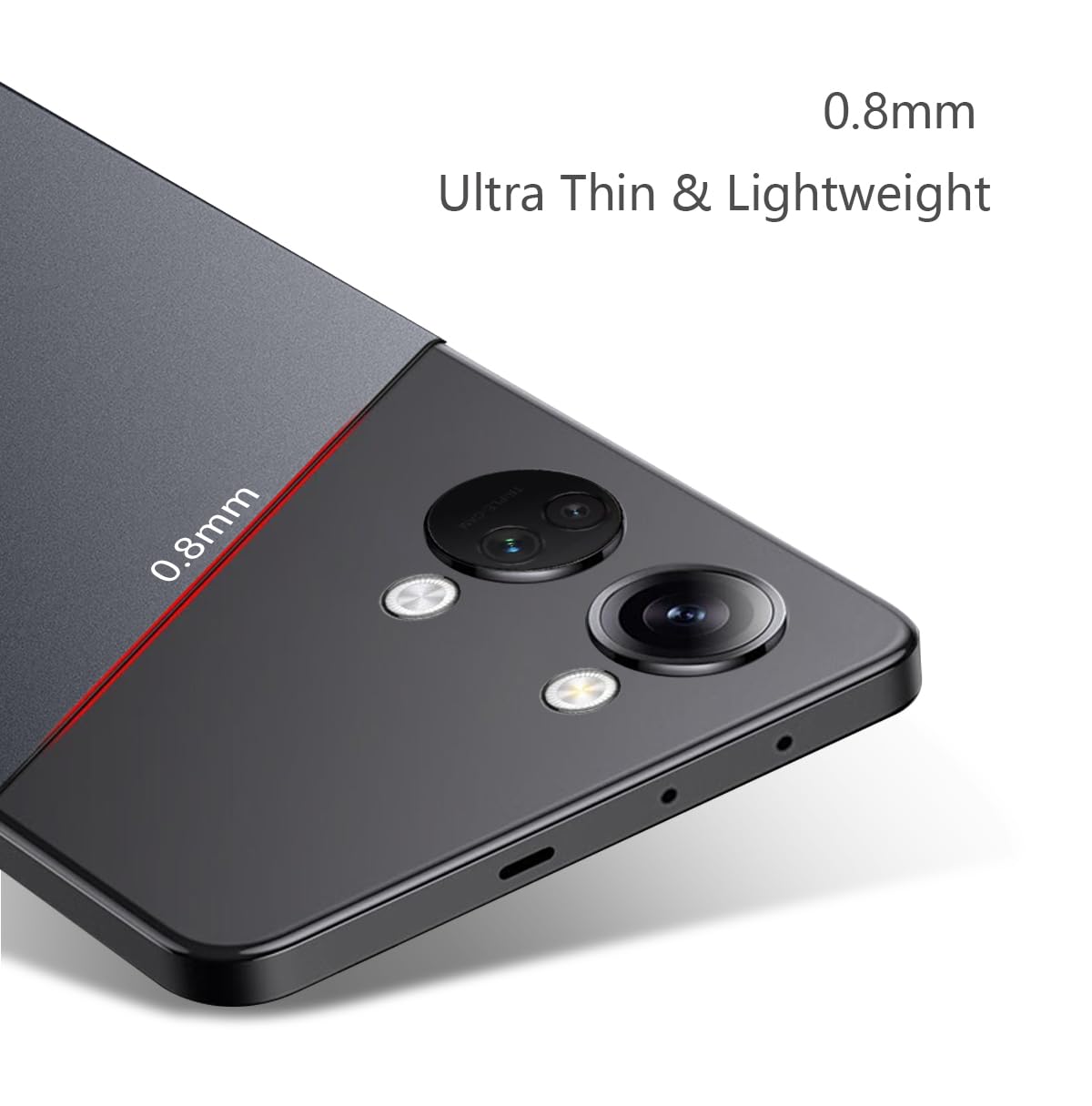 Bastmei Cover Per Oneplus Nord 3 5G: Leggera, Rigida E Antiscivolo – Protezione Totale Con Finitura Satinata (Blu)