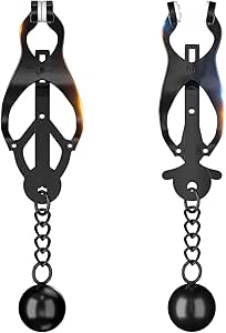 Amazon.com: Letitfun Nipple Clamps with Metal Weights Ball & Silicone