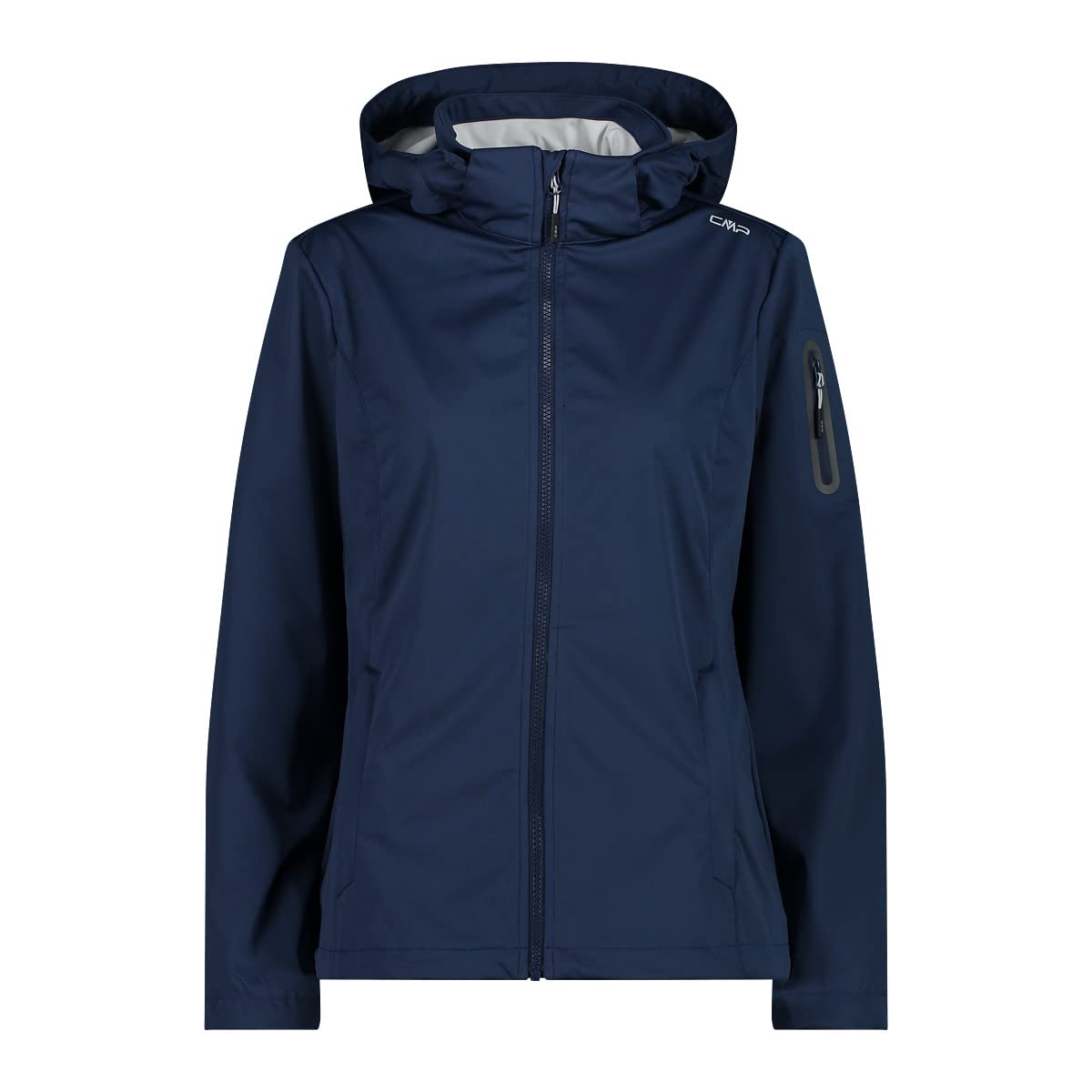 Cmp Women's Bleu Waterproof Hooded Jacket