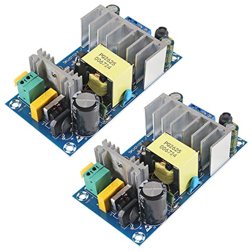 Image of 2PCS AC to DC Isolated Power Supply Module DC 24V 4A 5V Dual Output Power 120V (90-256V) 50-60Hz to 24V 5V 120W Max Industrial Power Module (Dual Output 24V 4A / 5V 1A)