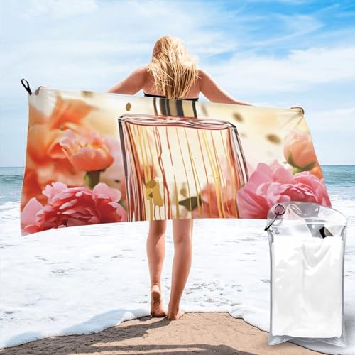 Serviette de plage tendance microfibre résistante au sable et absorbante - 2
