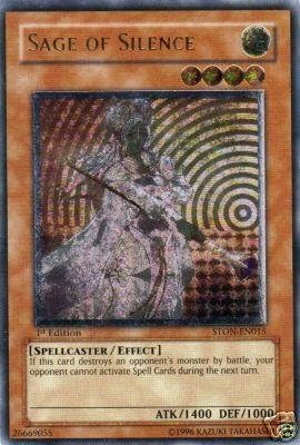 Yu-Gi-Oh! - Sage of Silence (STON-EN015) - Strike of Neos - 1st Edition - Ultimate Rare