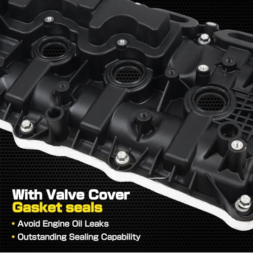 Upgrade Engine Valve Cover kit Compatible with Ford F-150 2017-2020 Expedition 2018-2022 Lincoln Navigator 2018-2023 Cylinder Head Cover Replace HL3Z6582F HL3Z6582G HL3Z6582E HL3Z6582B Left & Right by QBselecar - Used condition - Image 4