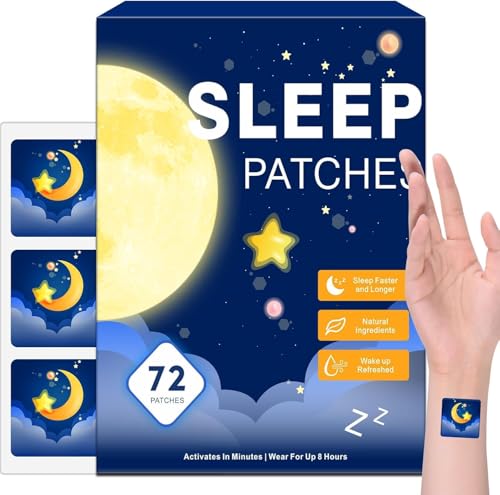 Yongsenina 72 Pack Sleep Patches for Adults Extra Strength, Easy-to-Apply Sleep Patch with Valerian...