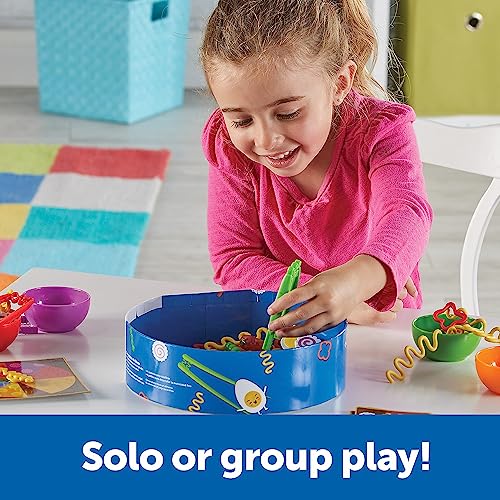 Learning Resources Noodle Knockout! Fine Motor Game, Fine Motor Skills Toys, 67 Pieces, Ages 4+