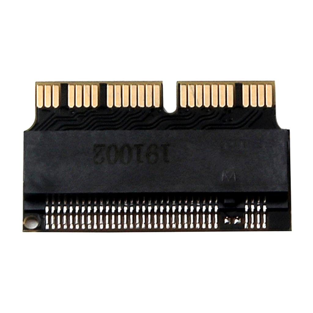 AUEL M.2 NGFF AHCI NVMe SSD M Key Converter Adapter for MacBook 13-2017 12+16Pin