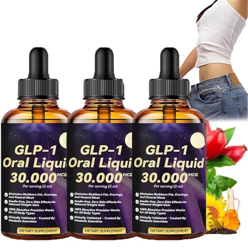Dormoran GLP-1 líquido oral, suero complejo de péptidos Dormoran GLP-1, gotas adelgazantes GLP-1 para pérdida de peso, gotas GLP-1, suplemento GLP-1 para hombres y mujeres (3)