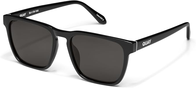 QUAY - Men's Sunglasses, Oversized Square Shades, UV Protected Lenses