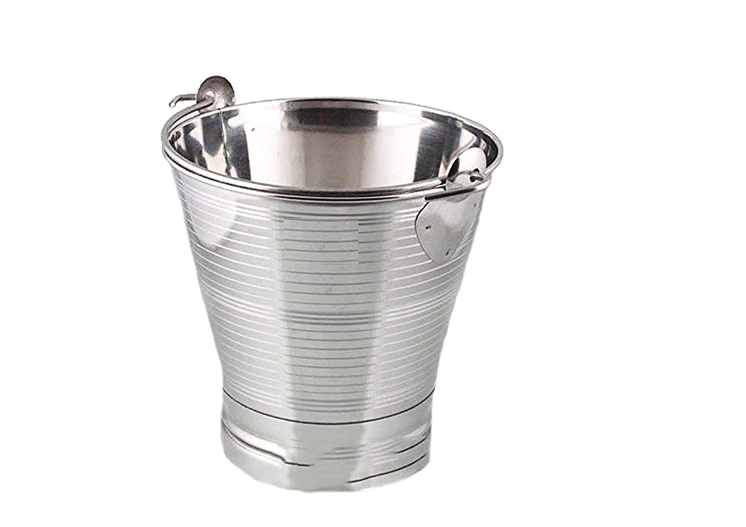 SHIV Home World Stainless Steel Bucket (Leak Proof) Size-11 Set of-1 PC (5 Liter) (B09H5P3YQQ) Amazon Price History, Amazon Price Tracker