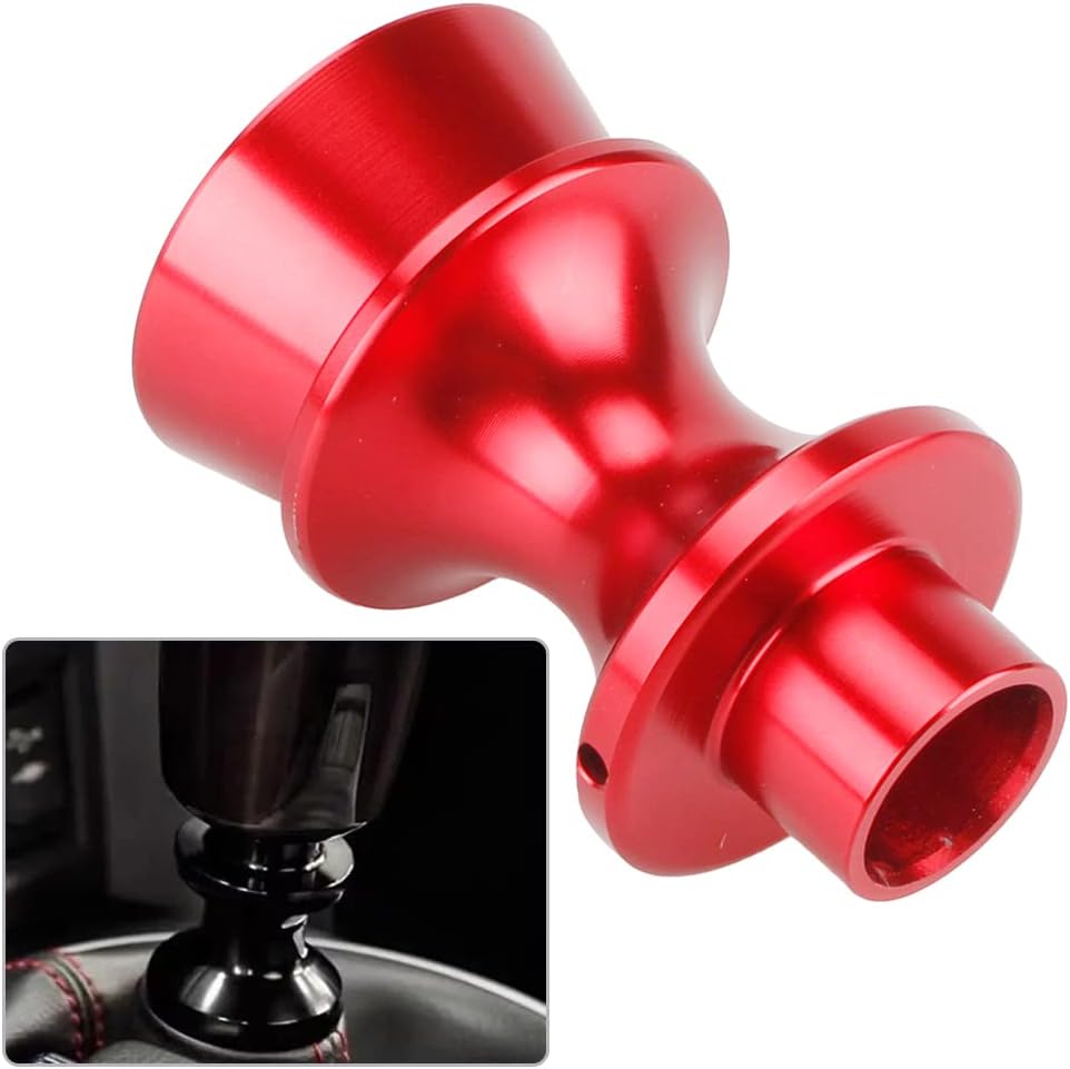 BARTOO Shift Knob Reverse Lockout Aluminum Alloy Gear Shift Knob Reverse Lockout Lever Lifter Up for Subaru BRZ Toyota FT86 GT86 (Red)