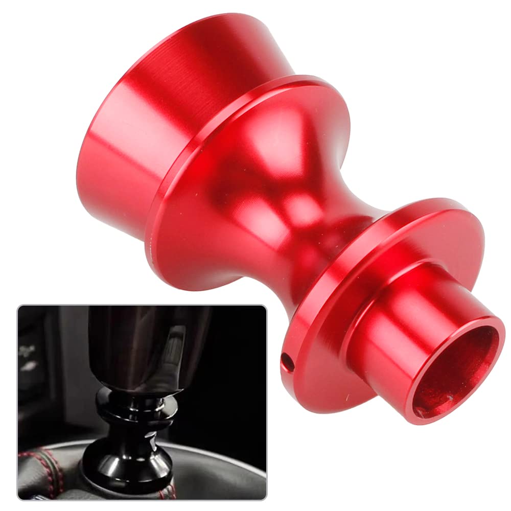 Shift Knob Reverse Lockout Aluminum Alloy Gear Shift Knob Reverse Lockout Lever Lifter Up for Subaru BRZ Toyota FT86 GT86 (Red)