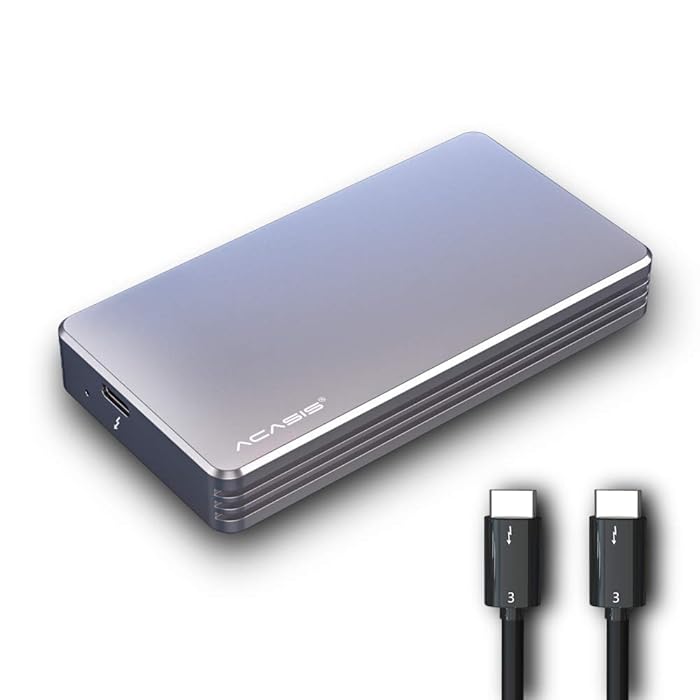 Buy ACASIS Thunderbolt 3 NVME M.2 SSD Enclosure USB C with 40Gbps for