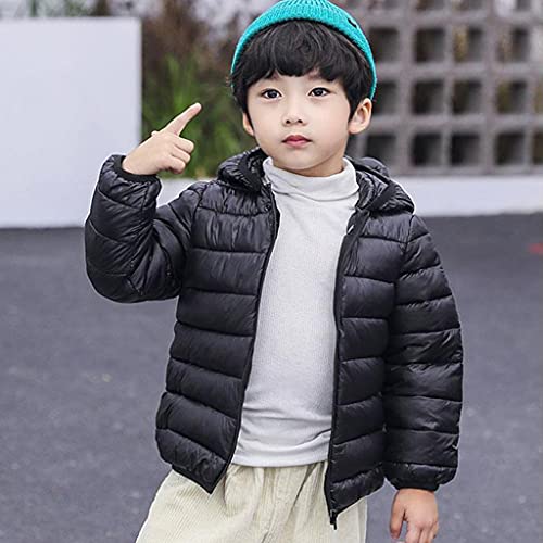 Toddler down Coats Lightweight Puffer Jackets Outwear Baby Boys Girls Zip up Thick Hooded Coats Winter Warm Windproof3