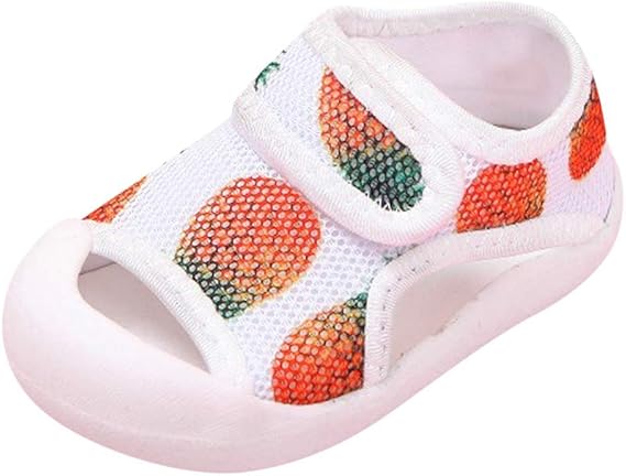 Amazon Co Jp ベビー シューズ サンダル 女の子 ファーストシューズ 新生児 可愛い 赤ちゃん 靴 柔らかい キッズ サンダル 滑り止め ルームシューズ 幼児用 軽量 プリンセス 子ども 靴 ガールズ つま先保護 通気 春 夏 出産祝い 通園履き シューズ バッグ
