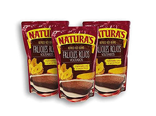 Naturas Frijoles Rojos Volteados Frijoles Rojos Volteados  100% a base de plantas  Listo para servir Fabricado con frijoles molidos  Sin