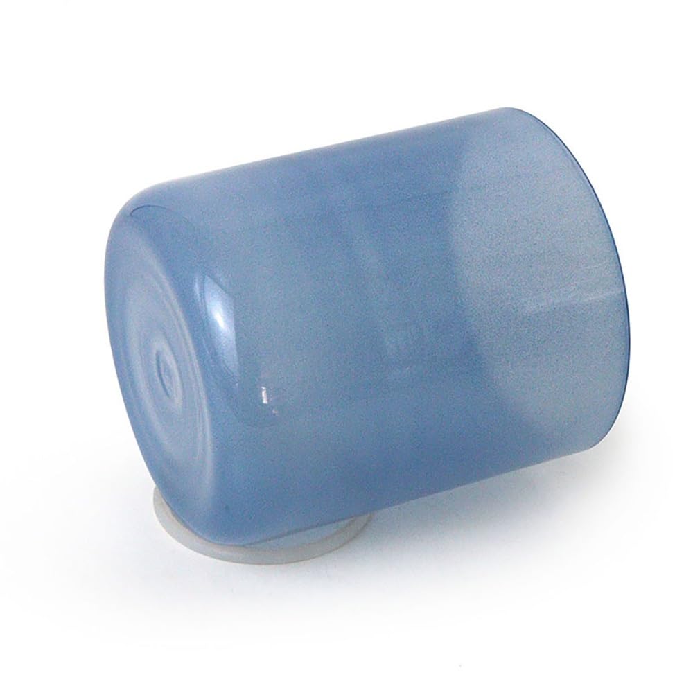 Tibetische Klangschale aus Kristall, transparent, blau, 8 Zoll, Klangschale für alchemistische Chakren, Geschenk für Meditation Yoga und Klangheilung, mit gratis Acryl-Schlagzeug und O-Ringen (C Note)