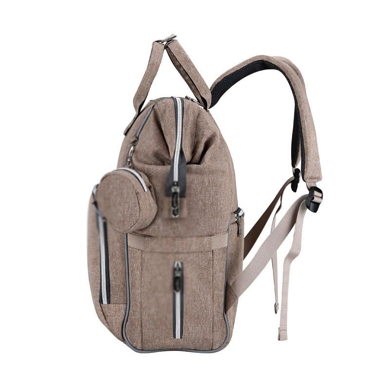 Multi functional and large capacity backpack, waterproof, portable, mom's backpack for going out(D)3