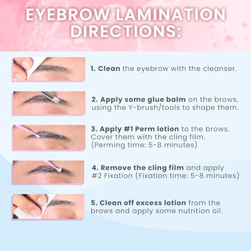 Bloomora BLLAS6523 Lash Lift Kit, Eyebrow Lamination Kit, 2-In-1 Solution, At Home Brow Lamination Kit, Eyelash Lift, Lasts 6-8 Weeks, 15 Applications, Diy Perm Kit thumb #6