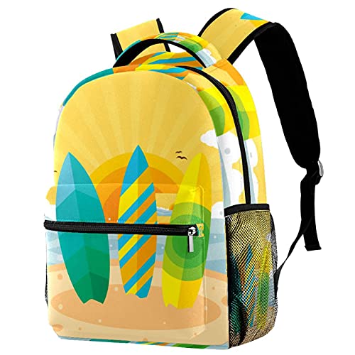 Sac à dos de voyage enfant avec porte-bouteille pour surf