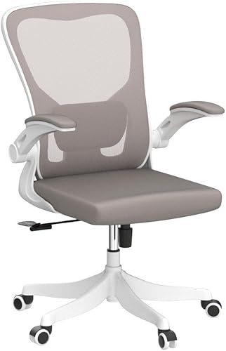 Miniatura 5 de Monhey Sillas de oficina, silla de oficina ergonómica, silla de computadora con reposacabezas ajustable, soporte lumbar, reposabrazos 2D, base de