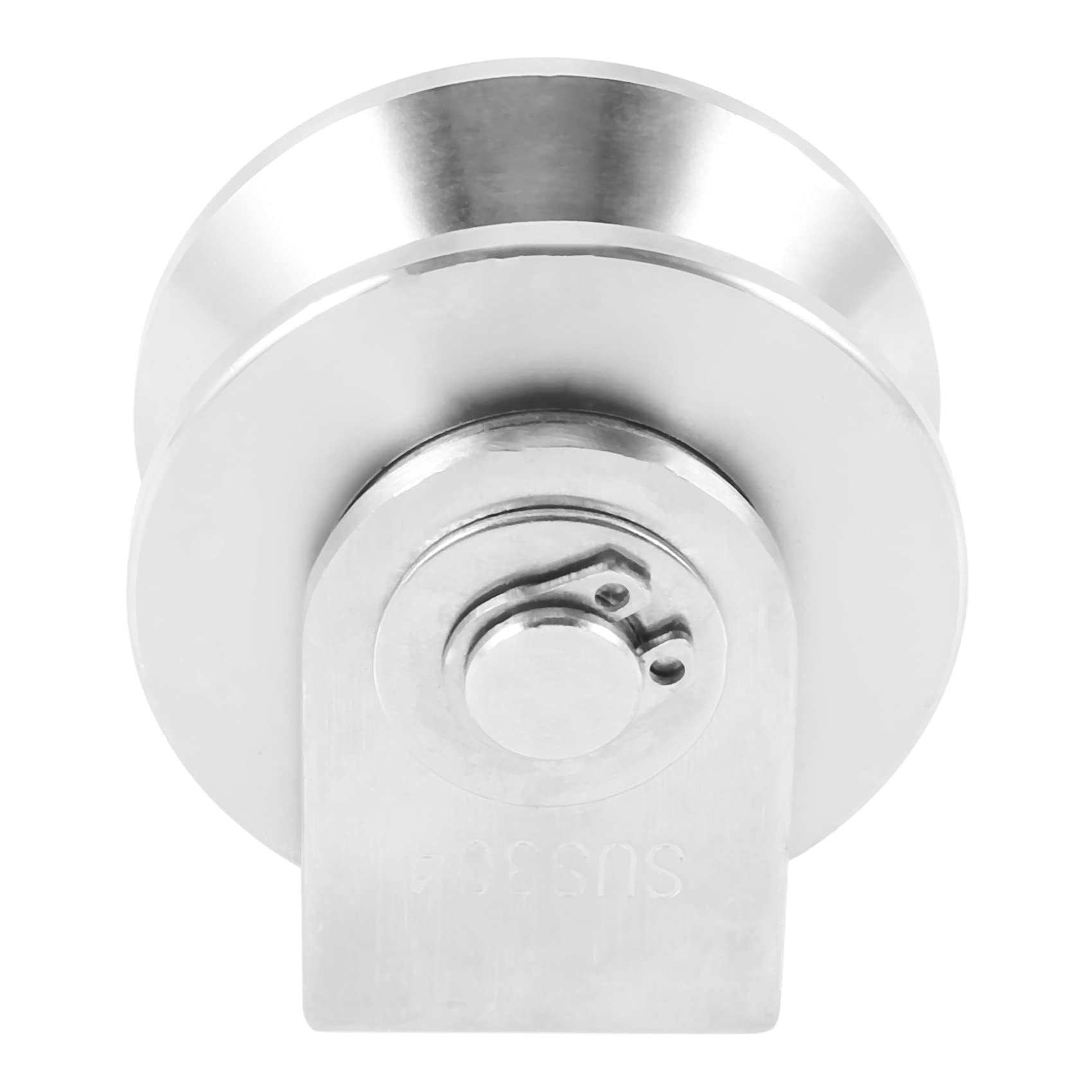 Poulie en V Rail Wheel en Acier 304, 2 Pouces, Diam 48 mm