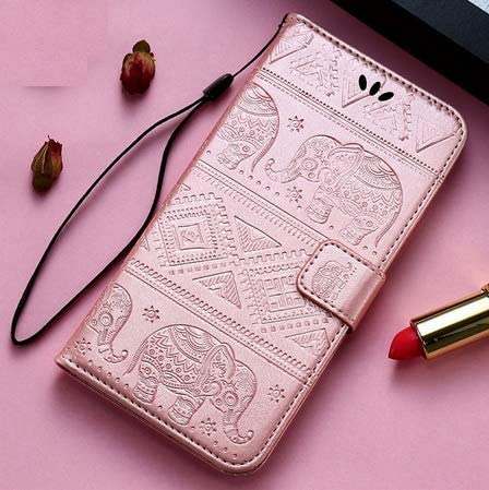 ClickCase Elephant Embossing Series Faux Leather Magnetic Card Holder Wallet Kickstand Case Flip Cover for One Plus Nord CE 2 Lite 5G (Rose Gold) (B0BSRSLNTM) Amazon Price History, Amazon Price Tracker