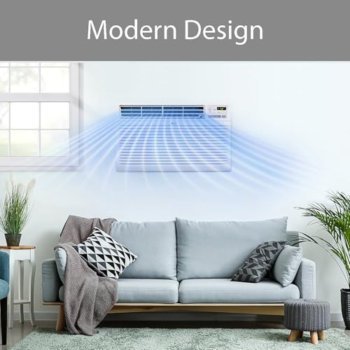 Image of LG 7,800 BTU Through the Wall Air Conditioner, 115V, AC Wall Unit for Rooms up to 330 Sq. Ft., Perfect for Bedroom or Office, Wall Mounted AC Unit with Remote and 3 Cool & Fan Speeds, White