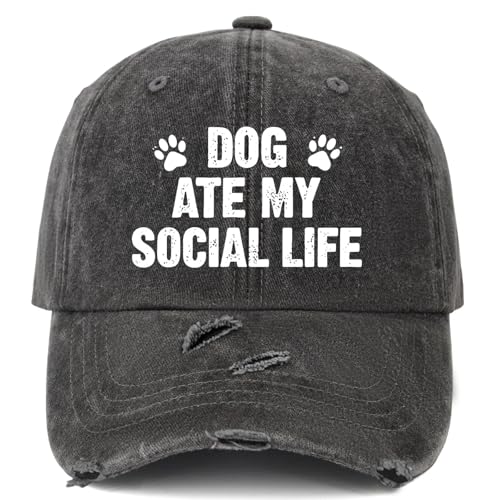 Dog Ate My Social Life Sun hat Camping Cap for Son