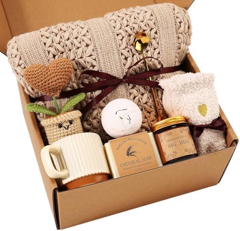 Get Well Soon Gift Baskets for Women Self Care Gifts, Spa Care Pa...