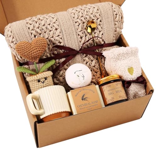 Get Well Soon Gift Baskets for Women Self Care Gifts, Spa Care Package After Surgery...