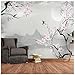 Produktbild Mrlwy 3d wallpaper jetzt Magnolie handgemalte Blumen und Vögel Hintergrund Wanddekoration Malerei wasserdichte Wandverkleidung-120X100CM