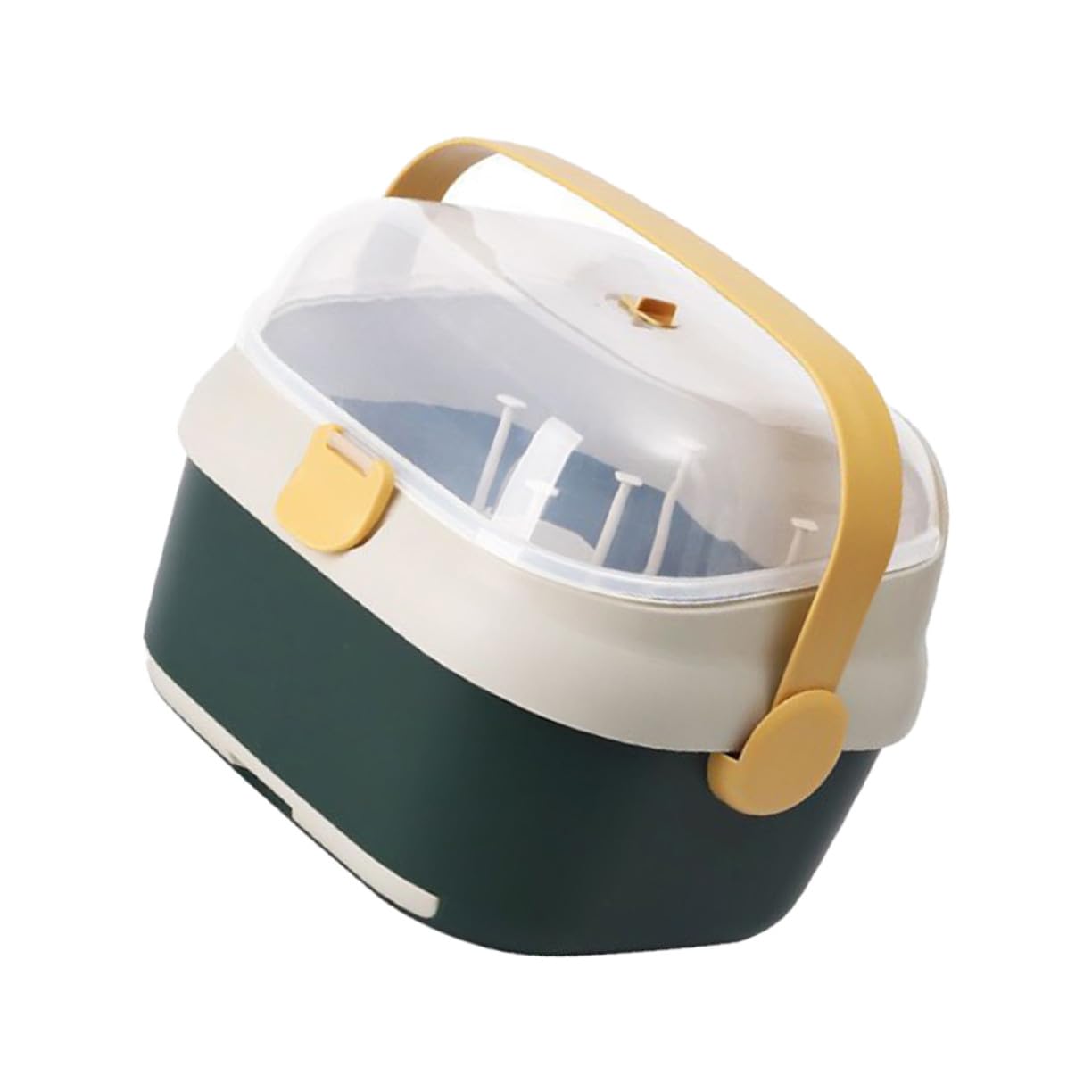 Boîte de rangement pour biberons multifonctionnelle avec égouttoir amovible