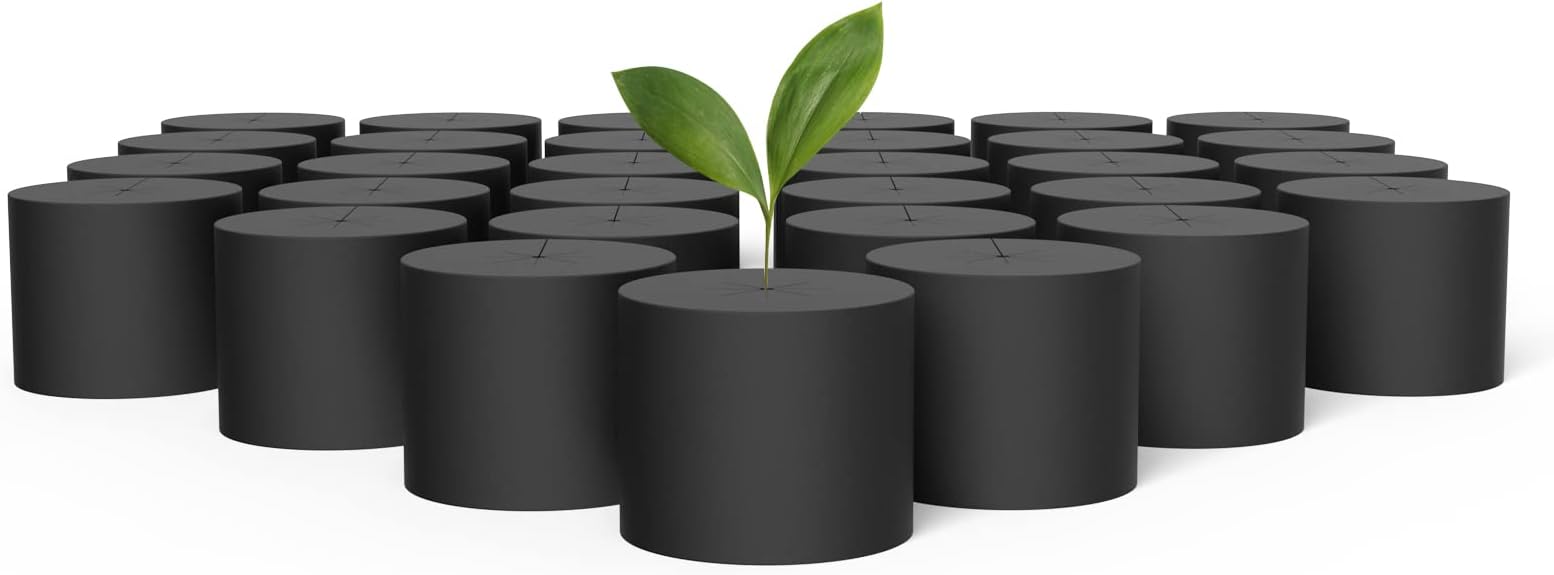 AC Infinity Clone Collar 7cm, Cloner Inserts with 8-Spoke Design, 50-Pack for Use with Net Cups in Hydroponics Growing Systems, Aeroponics, Cloning Machines, and Home Gardening, 3-Inch