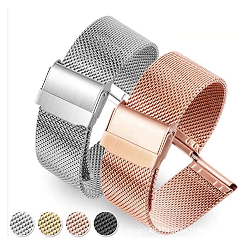 Bracelet de montre milanais boucle déployante remplacement Asus LG W100 - 2