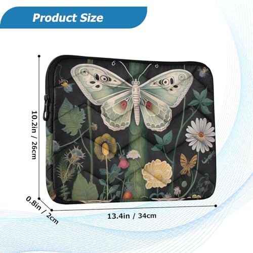 Funda para portátil Butterfly Mushroom 13-14 pulgadas miniatura 3