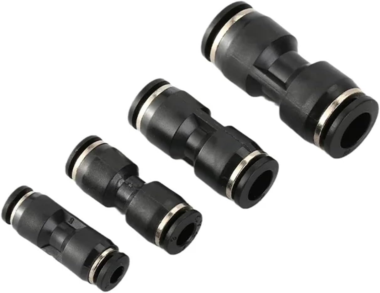 50pcs100pcs PU4 PU6 PU8 PU10 PU12 PU14 PU16 Pneumatic Air Fittings Better than blue PU Straight Connector(PU6 OD6mm,50pcs)