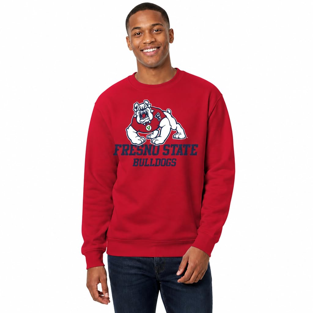 NCAA College Sweatshirt Fleece Crewneck Pullover for Men and Women