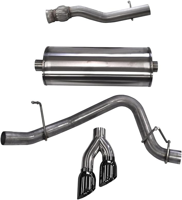 Corsa 14749BLK Cat Back Exhaust with Black Tip (GMC Yukon XL Denali XL)
