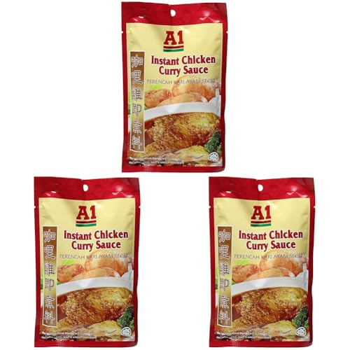 A1 Instant Chicken Curry Sauce 200 g (Pack of 3)