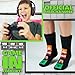 Minecraft Slipper Socks for Boys, Teens, Fuzzy Socks with Non Slip Grip Pads, Lounge Wear, Creeper, Gamer Gifts for Kids (Multi)