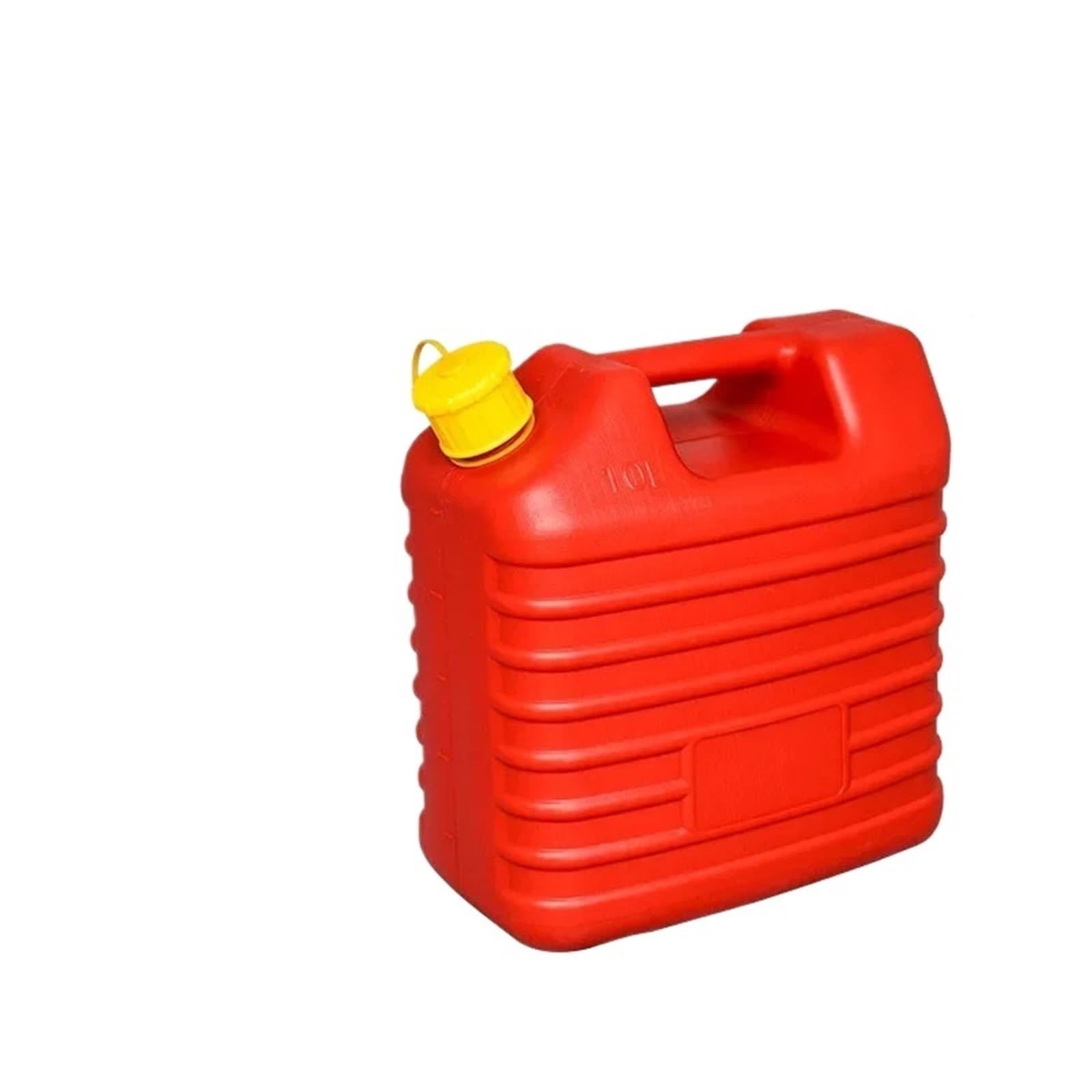 Tanica Benzina Tamburo di Benzina di Ricambio in plastica 5L 10L Serbatoio ad Alta capacità Addensato a Prova di Esplosione Taniche Carburante(10L)